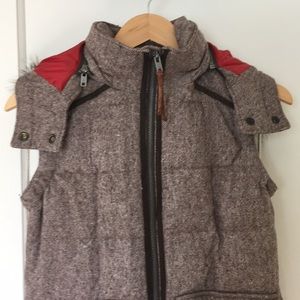 Eddie Bauer Tweed vest.